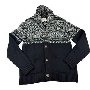 Lucky Brand Shawl Collar Cardigan Sweater M